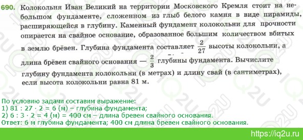 Глубина фундамента составляет 2 27