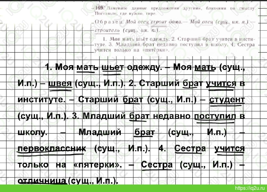 Русский язык 6 класс упражнение 172